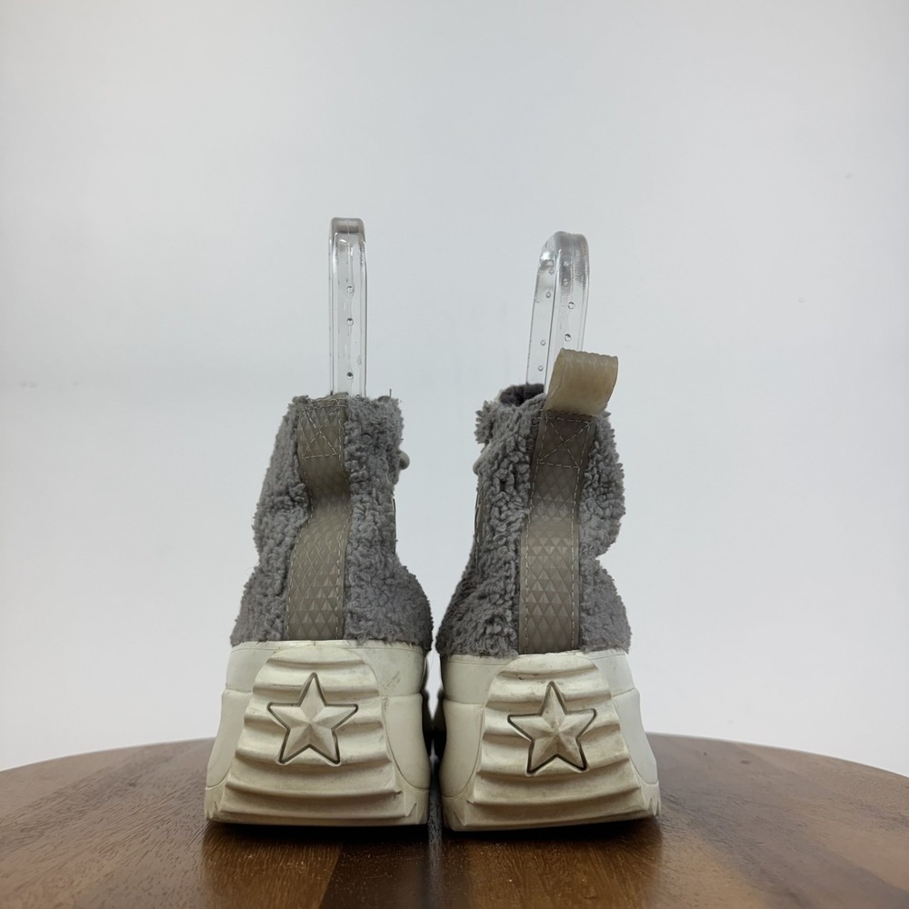 Womens Converse Run Star Hike High Sherpa Vapor Mauve Sneakers Shoes Size 9.5 M - Picture 6 of 9